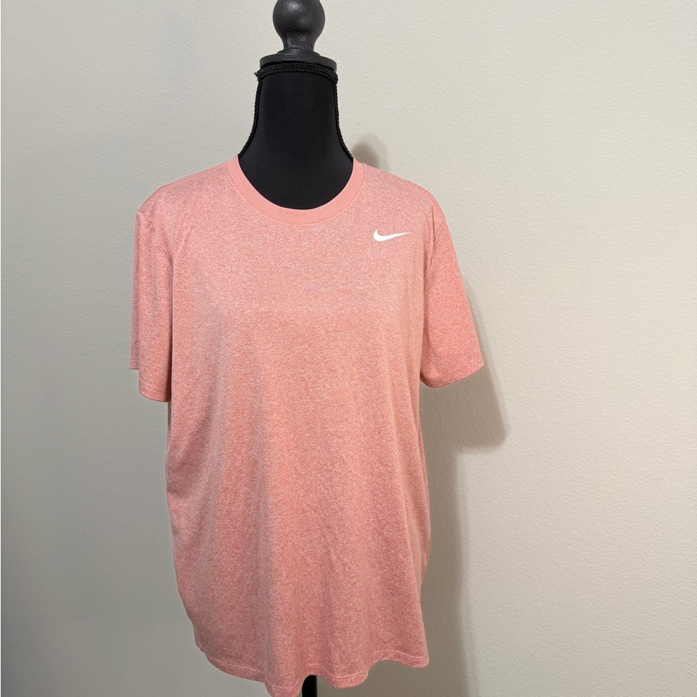 Nike Dri-FIT Heathered Pink Tee